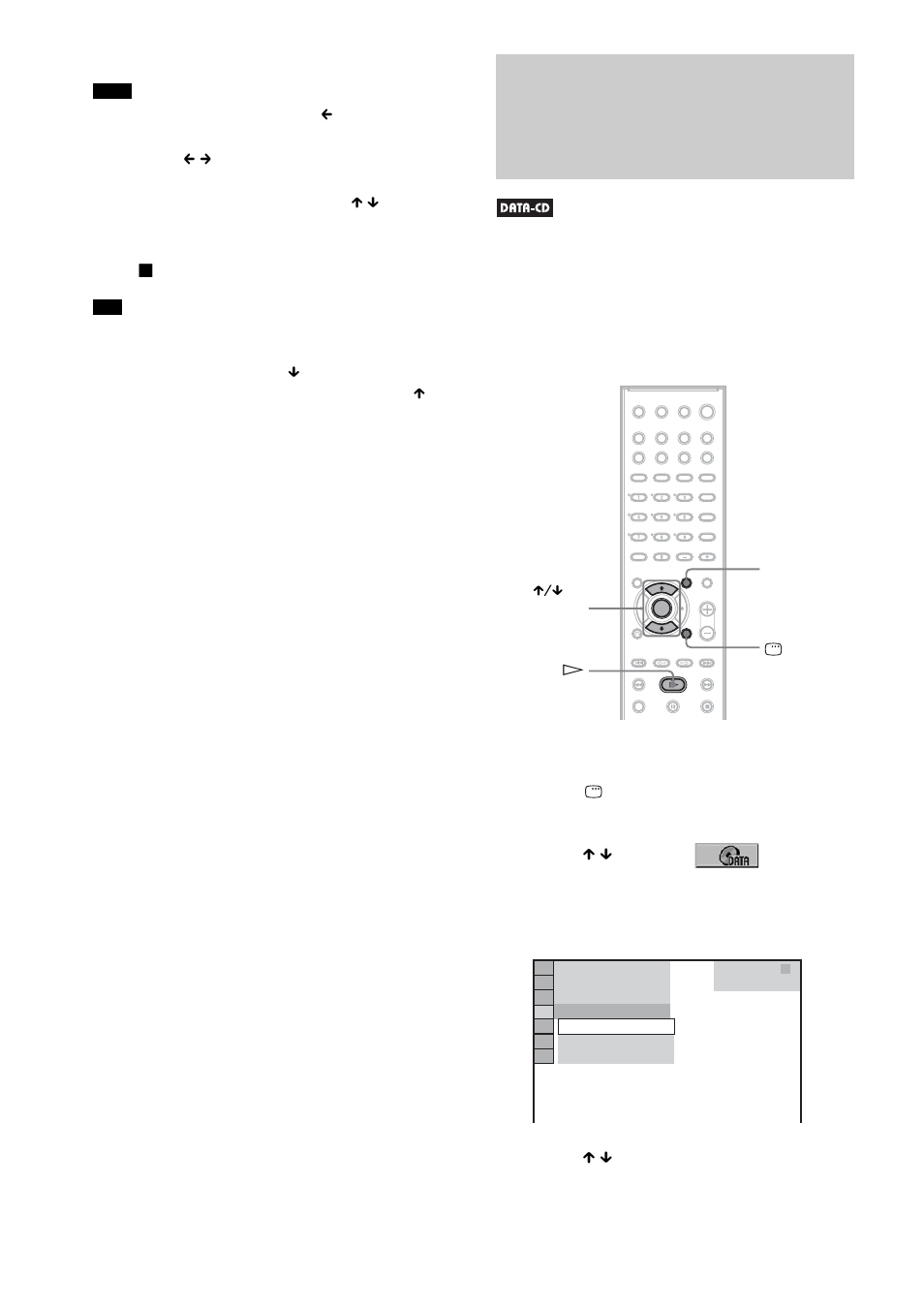 Playing audio tracks and images as a, Slide show with sound | Sony DAV-DZ300 User Manual | Page 42 / 100