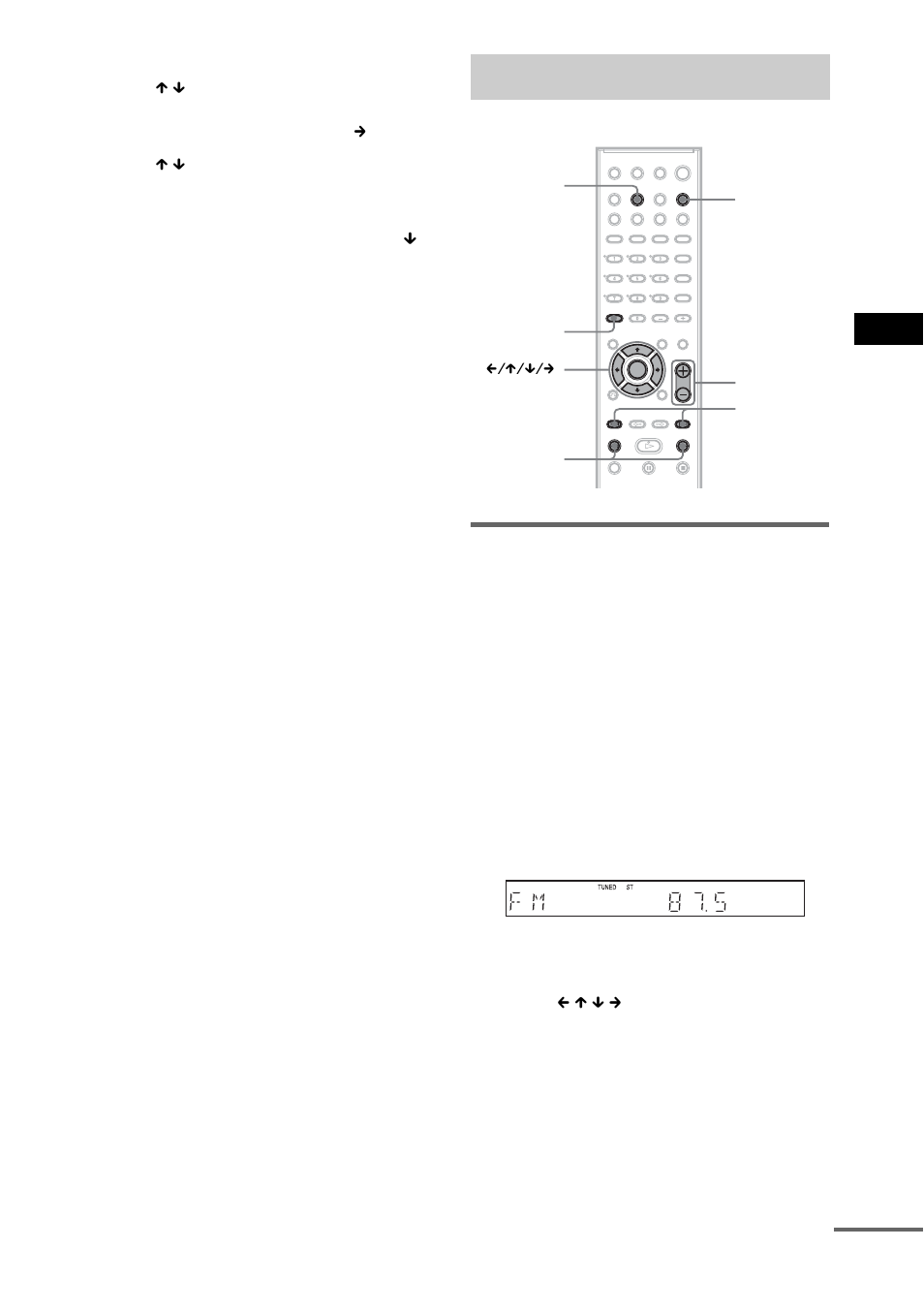 Enjoying the radio, Presetting radio stations | Sony DAV-DZ300 User Manual | Page 69 / 100