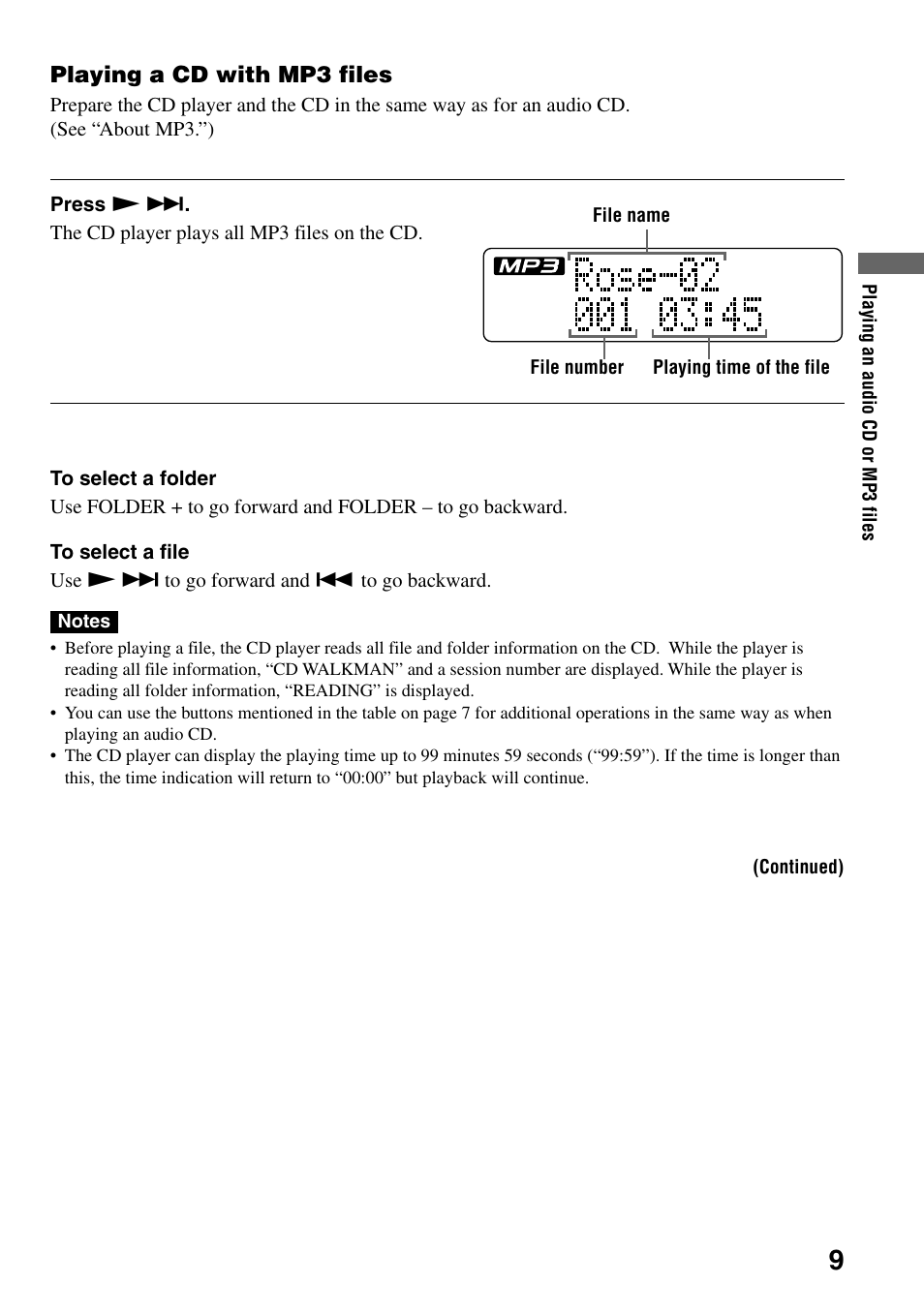 Sony D-CJ501 User Manual | Page 9 / 32