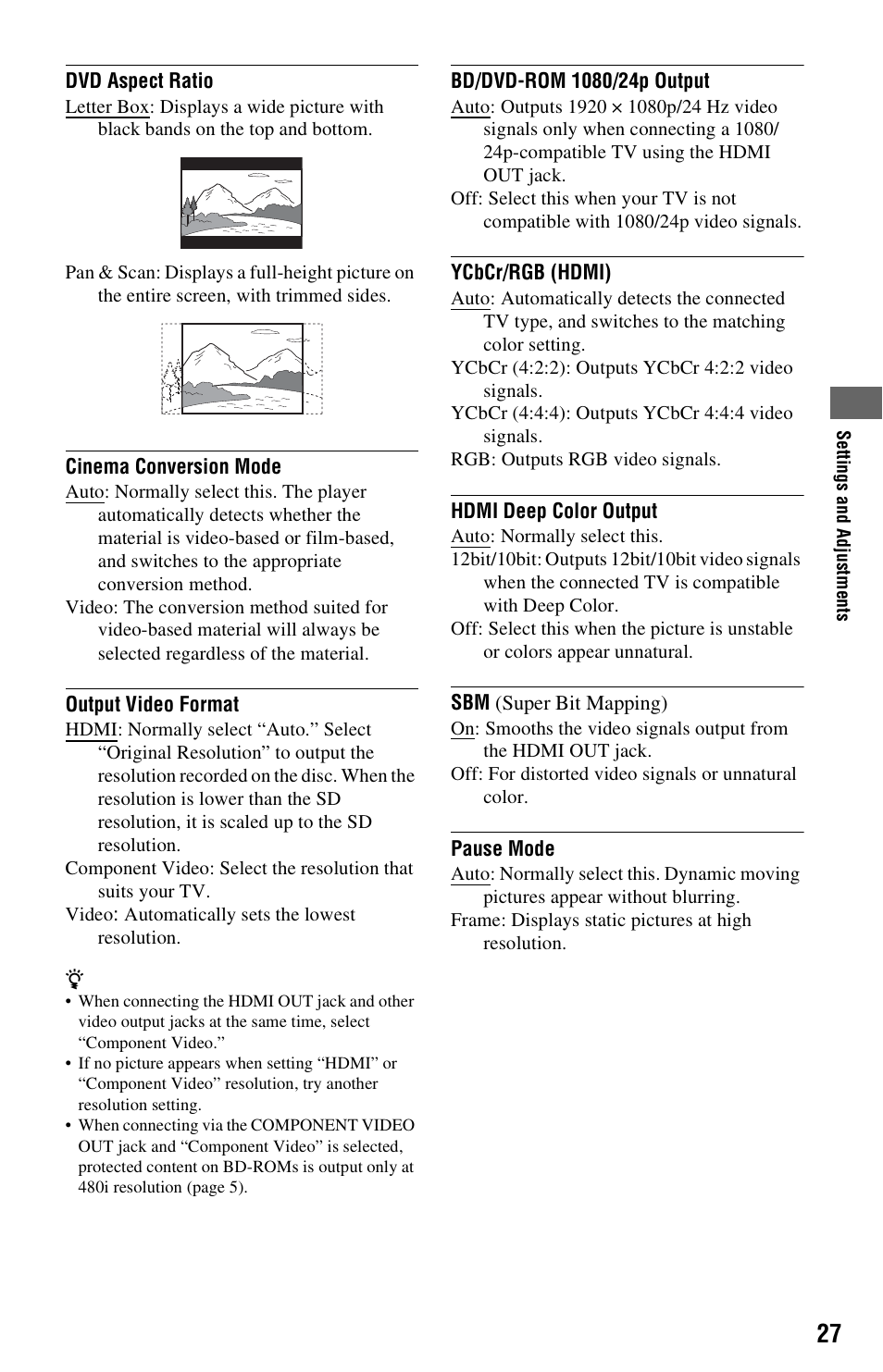 Sony BDP-S780 User Manual | Page 27 / 44