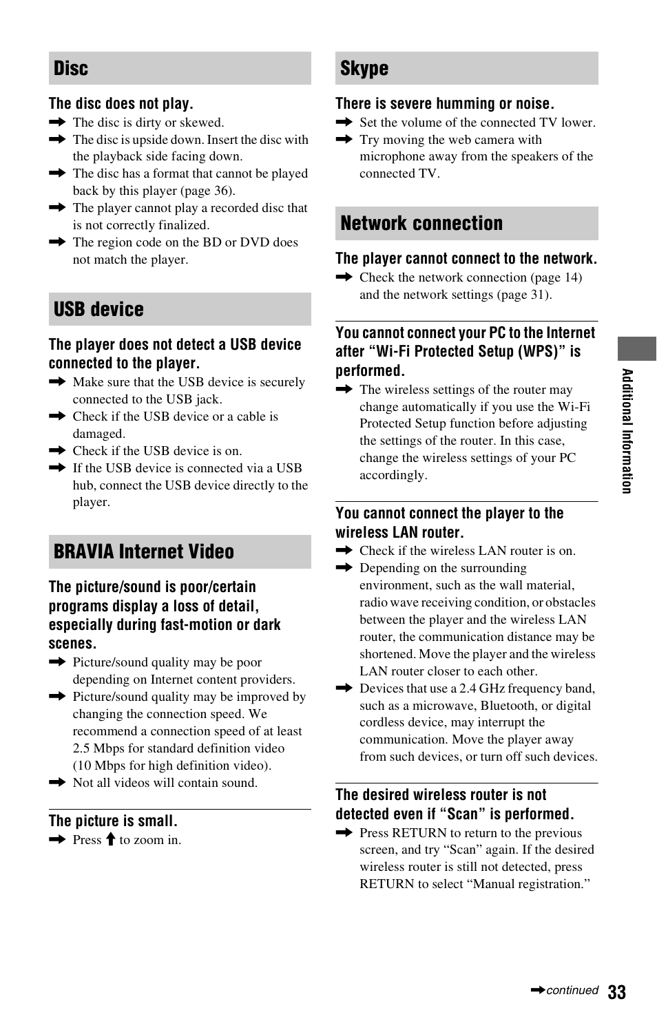 Sony BDP-S780 User Manual | Page 33 / 44