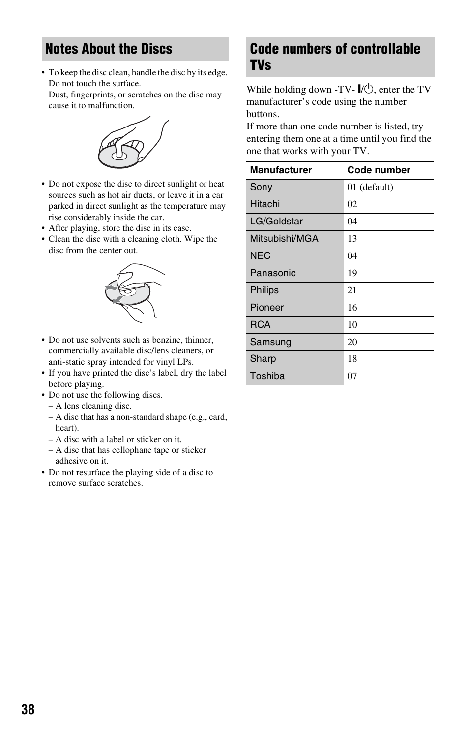 Sony BDP-S780 User Manual | Page 38 / 44