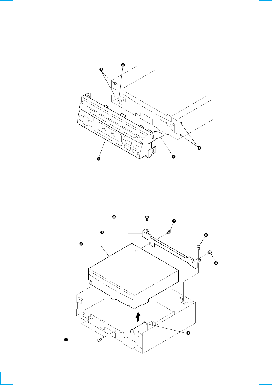 Disassembly | Sony CDX-1000RF User Manual | Page 5 / 38