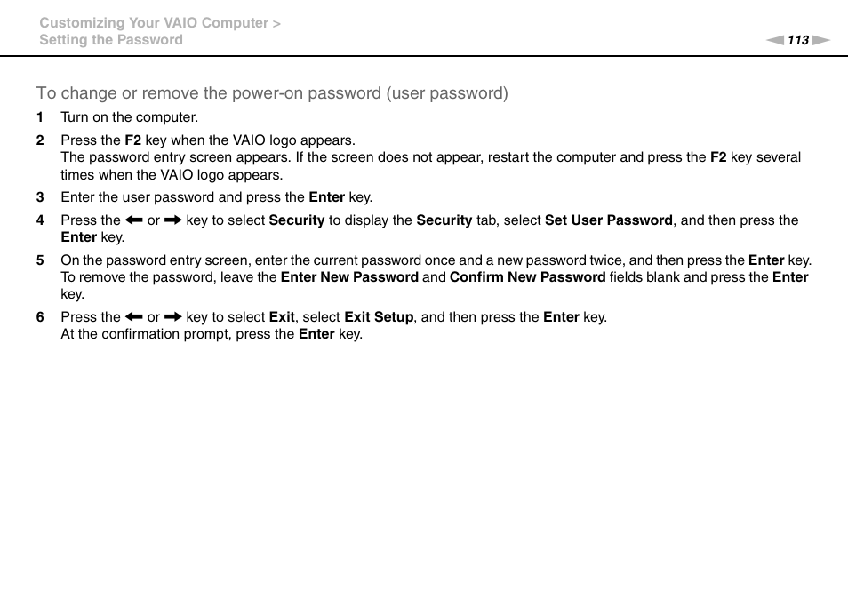 Sony VAIO VPCS13 User Manual | Page 113 / 192