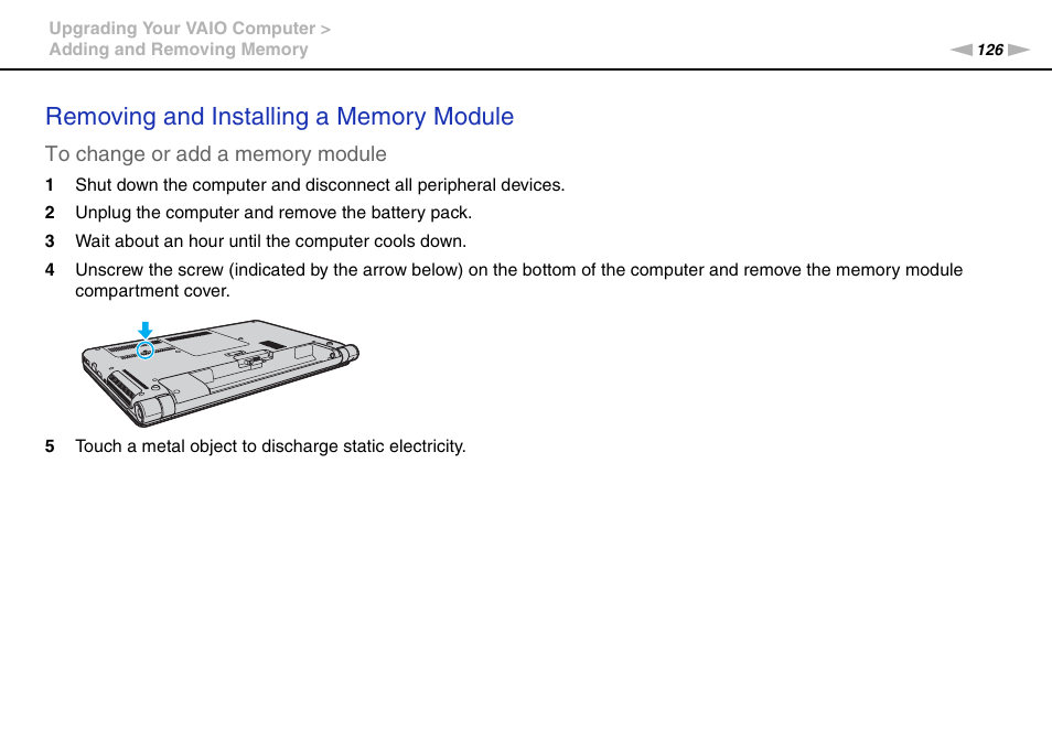 Sony VAIO VPCS13 User Manual | Page 126 / 192