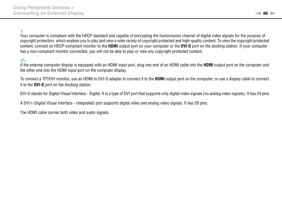 Sony VAIO VPCS13 User Manual | Page 96 / 192