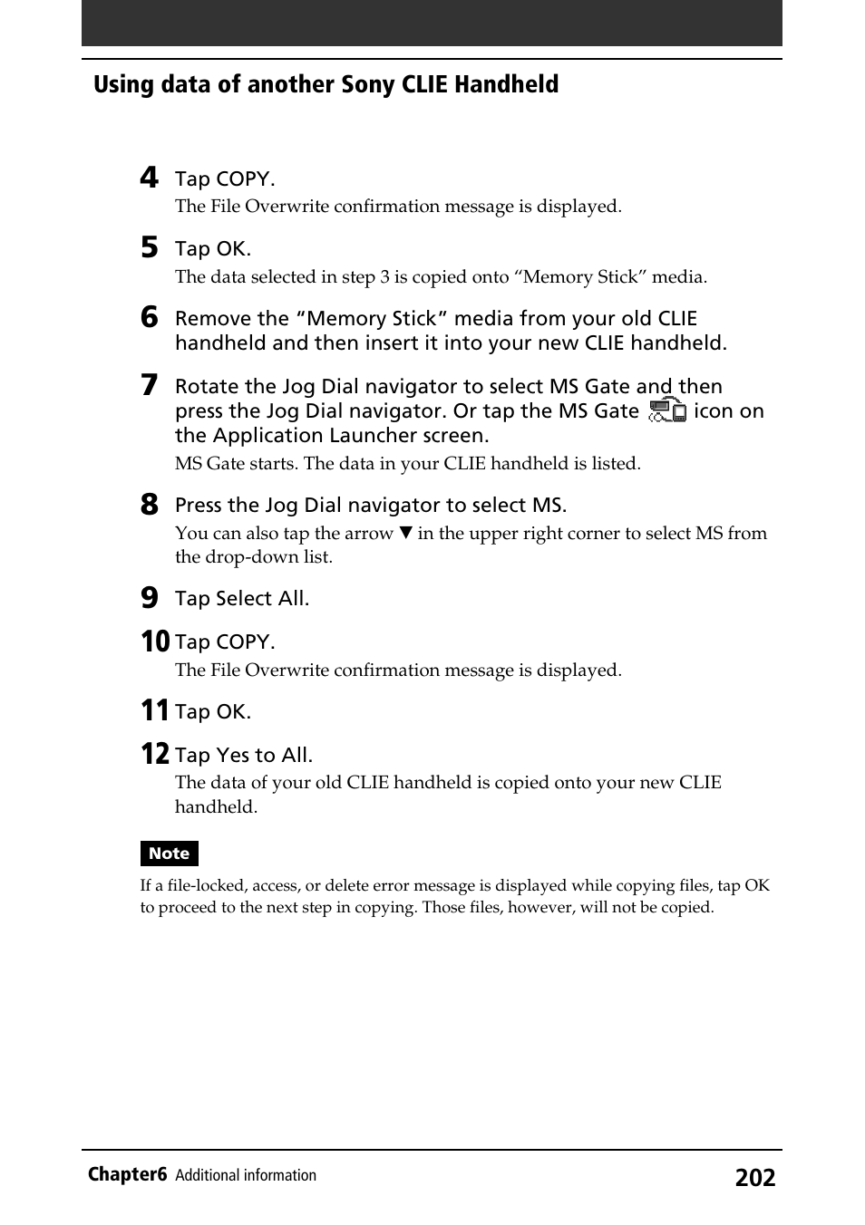 Sony PEG-S320 User Manual | Page 202 / 233