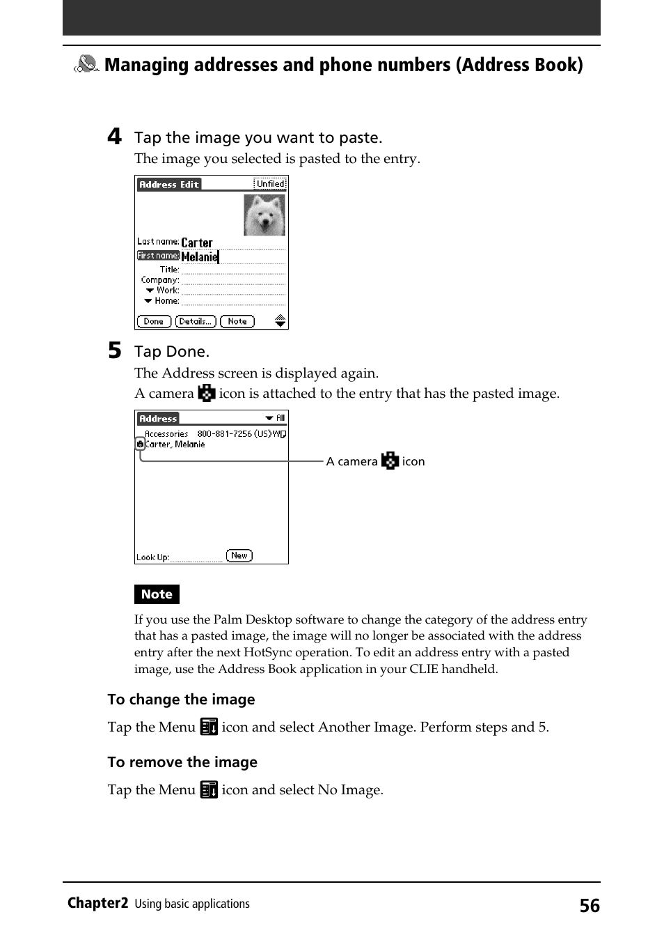 Sony PEG-S320 User Manual | Page 56 / 233