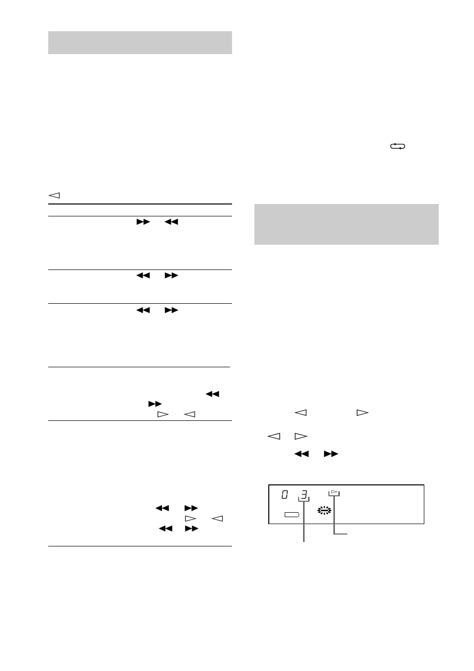 Locating a track — multi-ams/auto play/memory play, Creating your own program — rms play, Locating a track | Creating your own program | Sony TCW-E475 User Manual | Page 8 / 24