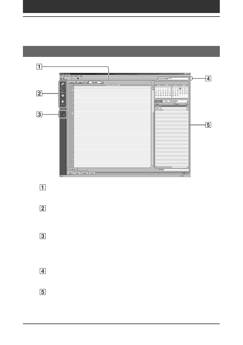 Locating the palm desktop for clié components, 106 using the palm | Sony PEG-SJ20 User Manual | Page 106 / 222