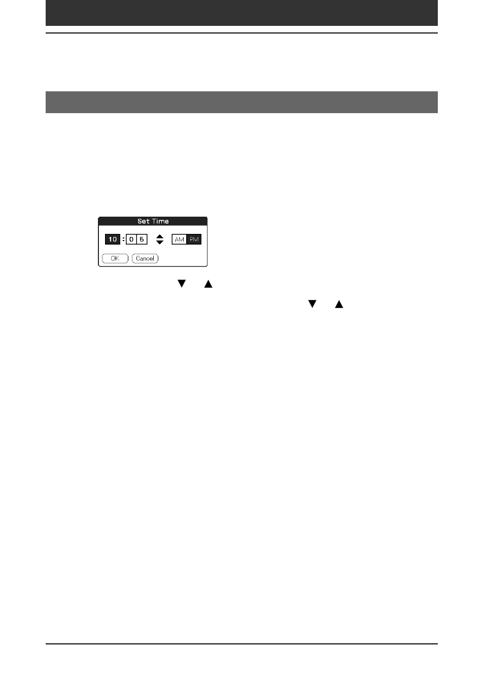 Setting the time | Sony PEG-SJ20 User Manual | Page 163 / 222