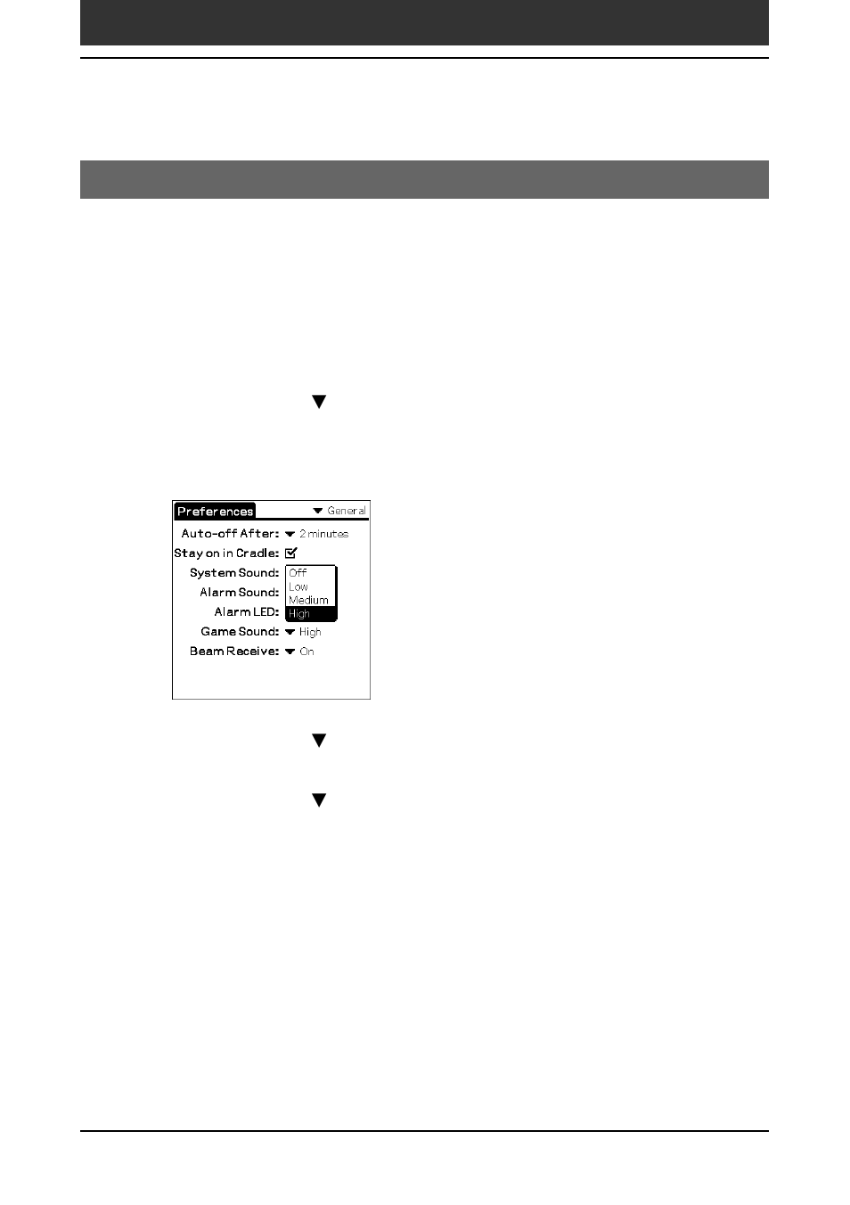 Setting sounds | Sony PEG-SJ20 User Manual | Page 166 / 222