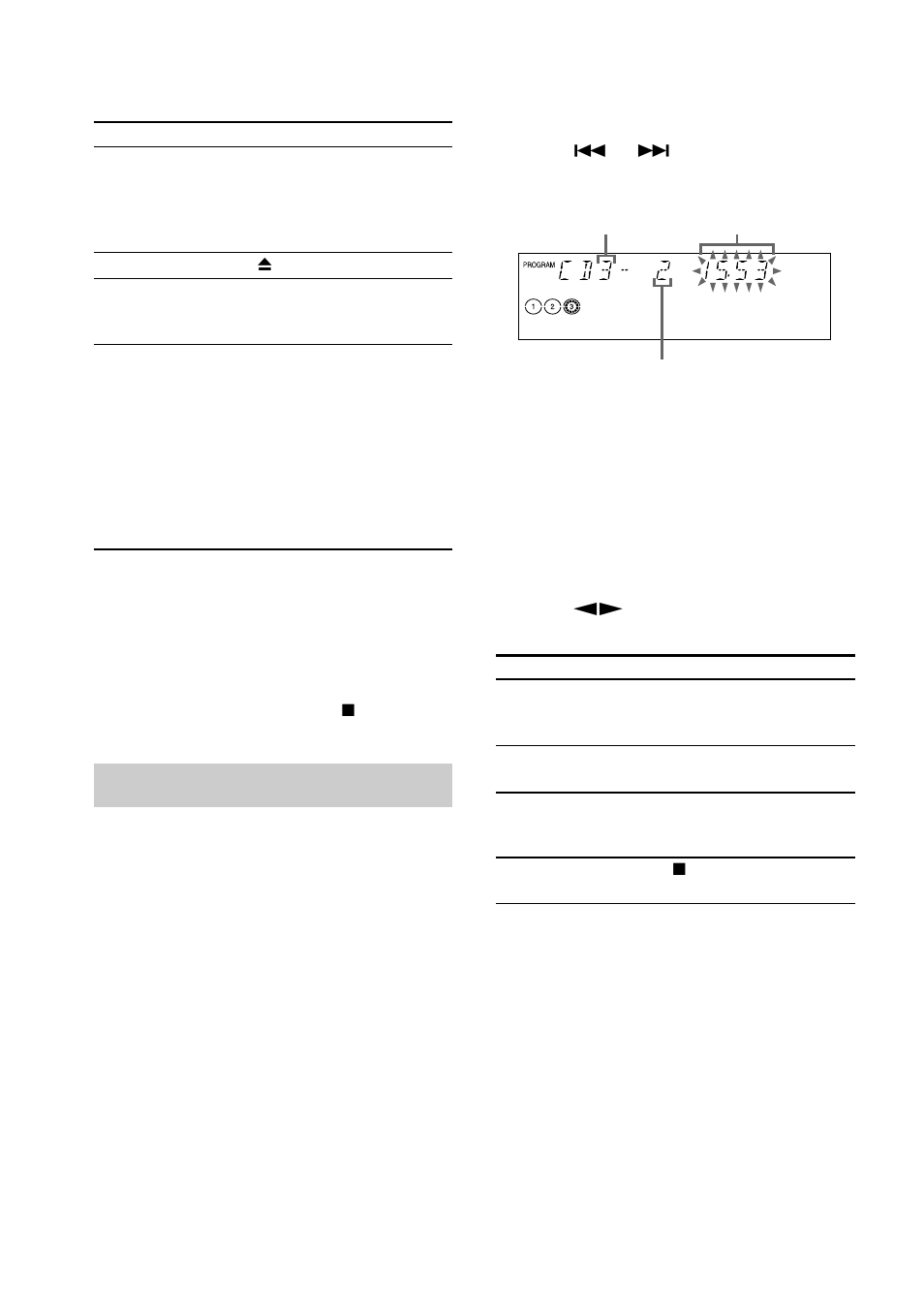 Programing cd tracks — program play, Programing cd tracks, Program play | Sony MHC-DX20 User Manual | Page 10 / 32