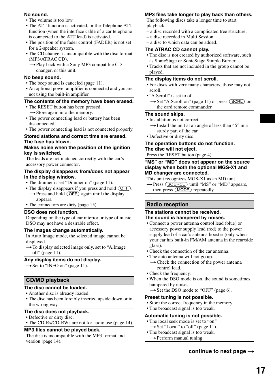 Sony CDX-F7710 User Manual | Page 17 / 56