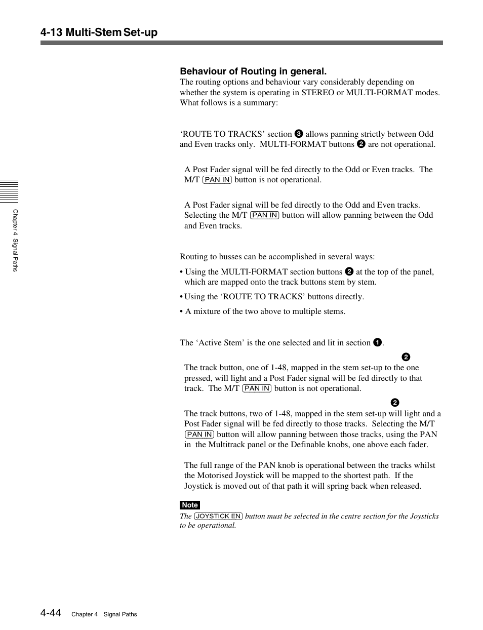 13 multi-stem set-up | Sony OXF-R3 User Manual | Page 104 / 396