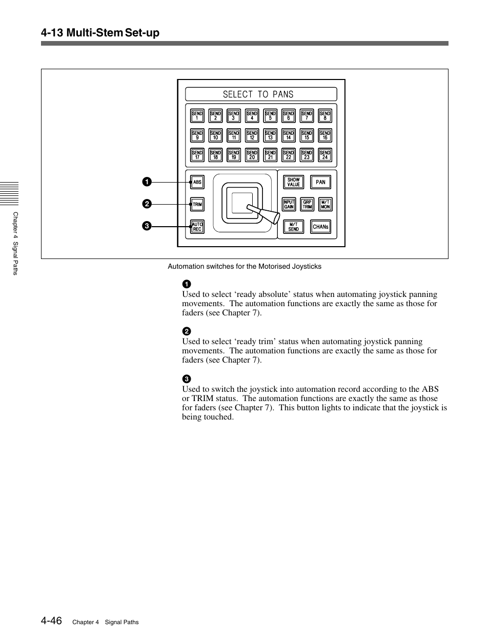 13 multi-stem set-up | Sony OXF-R3 User Manual | Page 106 / 396