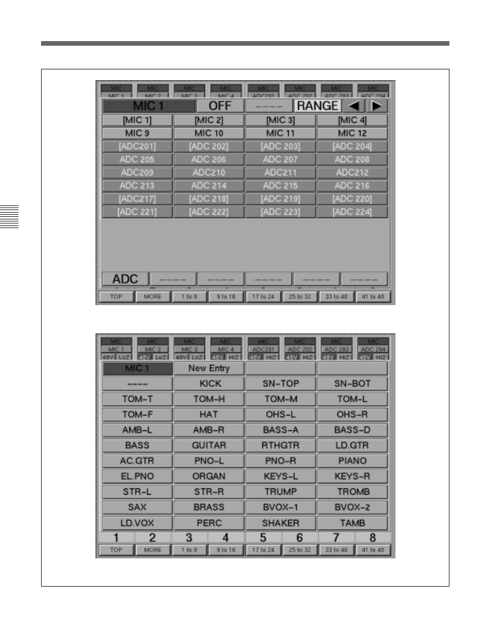 2 channel screens | Sony OXF-R3 User Manual | Page 128 / 396