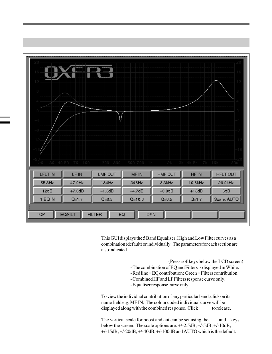 2-3 equaliser & filters gui, 2 channel screens | Sony OXF-R3 User Manual | Page 142 / 396