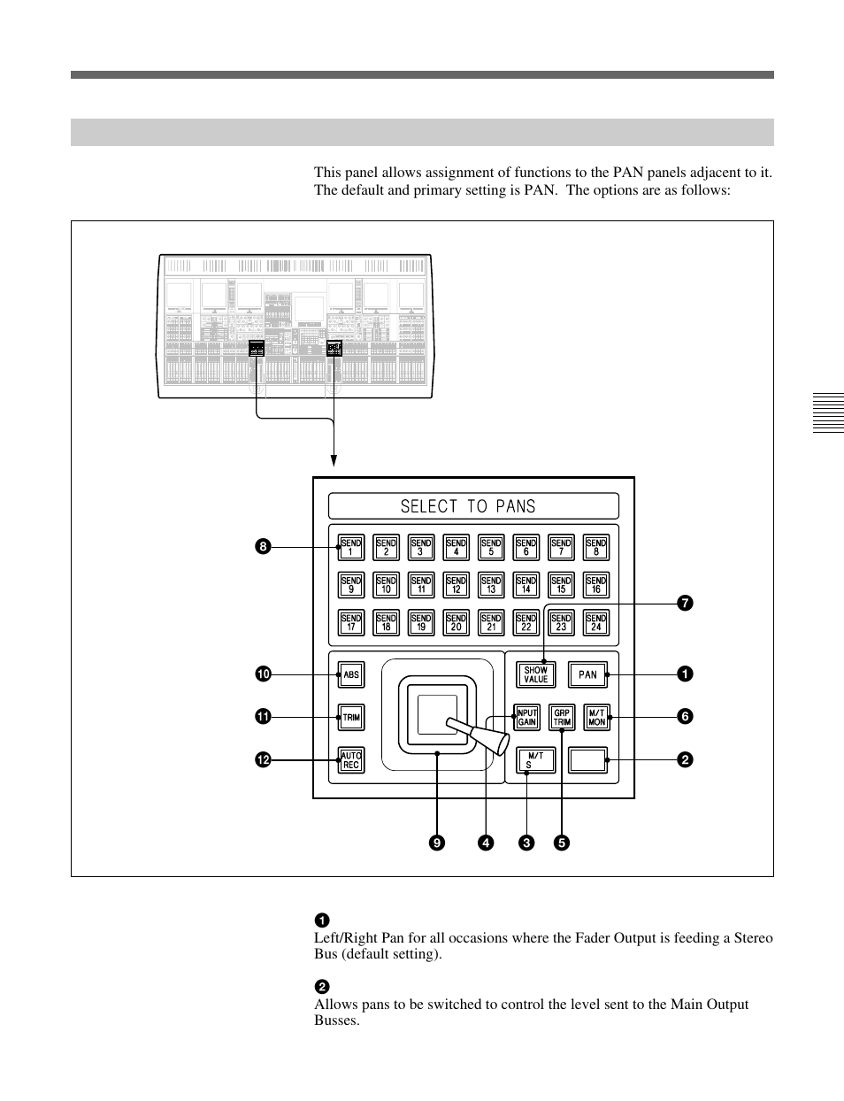 2-4 select to pans panel | Sony OXF-R3 User Manual | Page 177 / 396