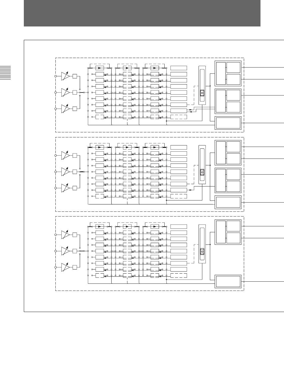 3 signal flow, 1 overview, Oxf-r3 signal flow | Chs 1-48, Chs 49-96 | Sony OXF-R3 User Manual | Page 18 / 396