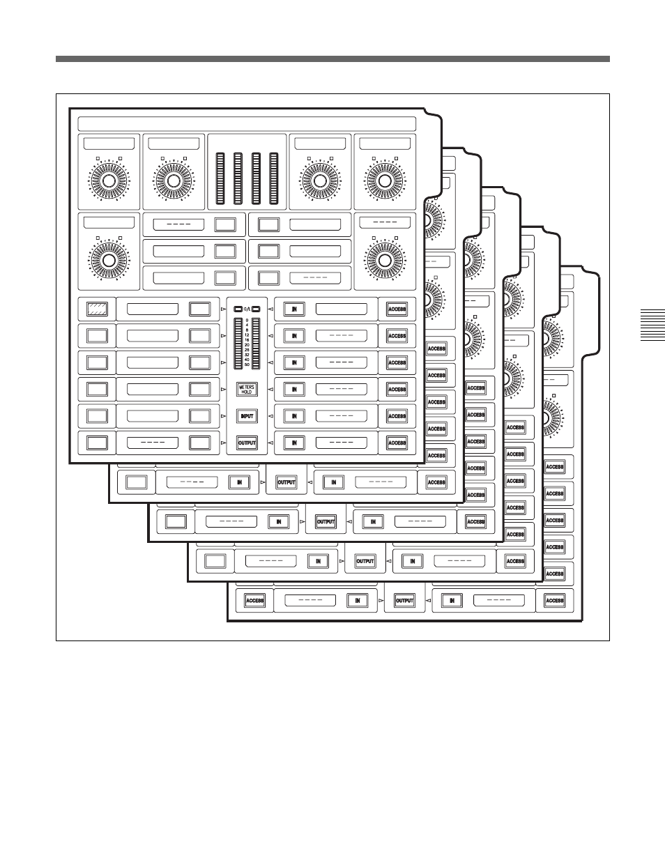 Gate expander compress limiter s–c eq, Free assign area ‘virtual panels’ illustration, Free assign area & dynamics | Sony OXF-R3 User Manual | Page 185 / 396