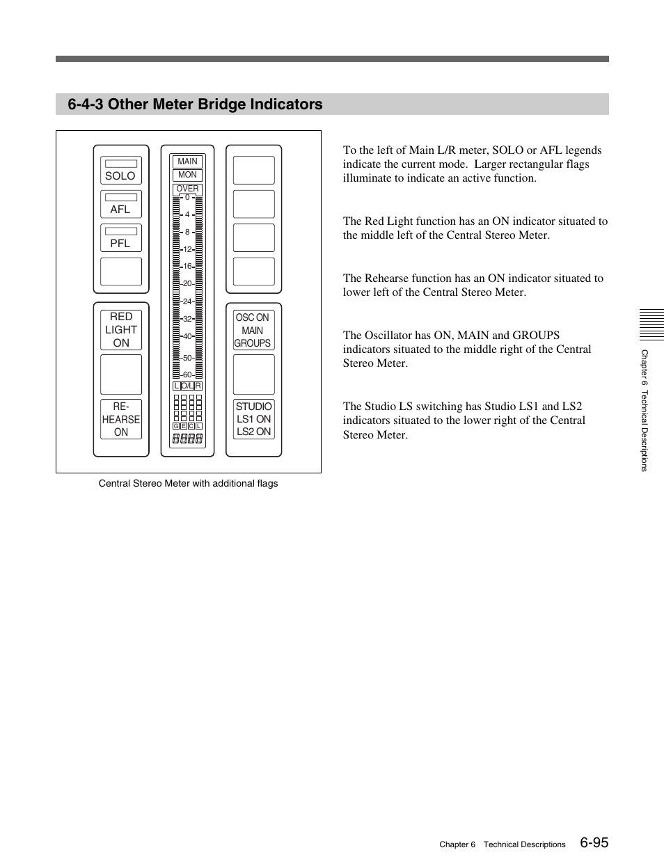 4-3 other meter bridge indicators | Sony OXF-R3 User Manual | Page 257 / 396