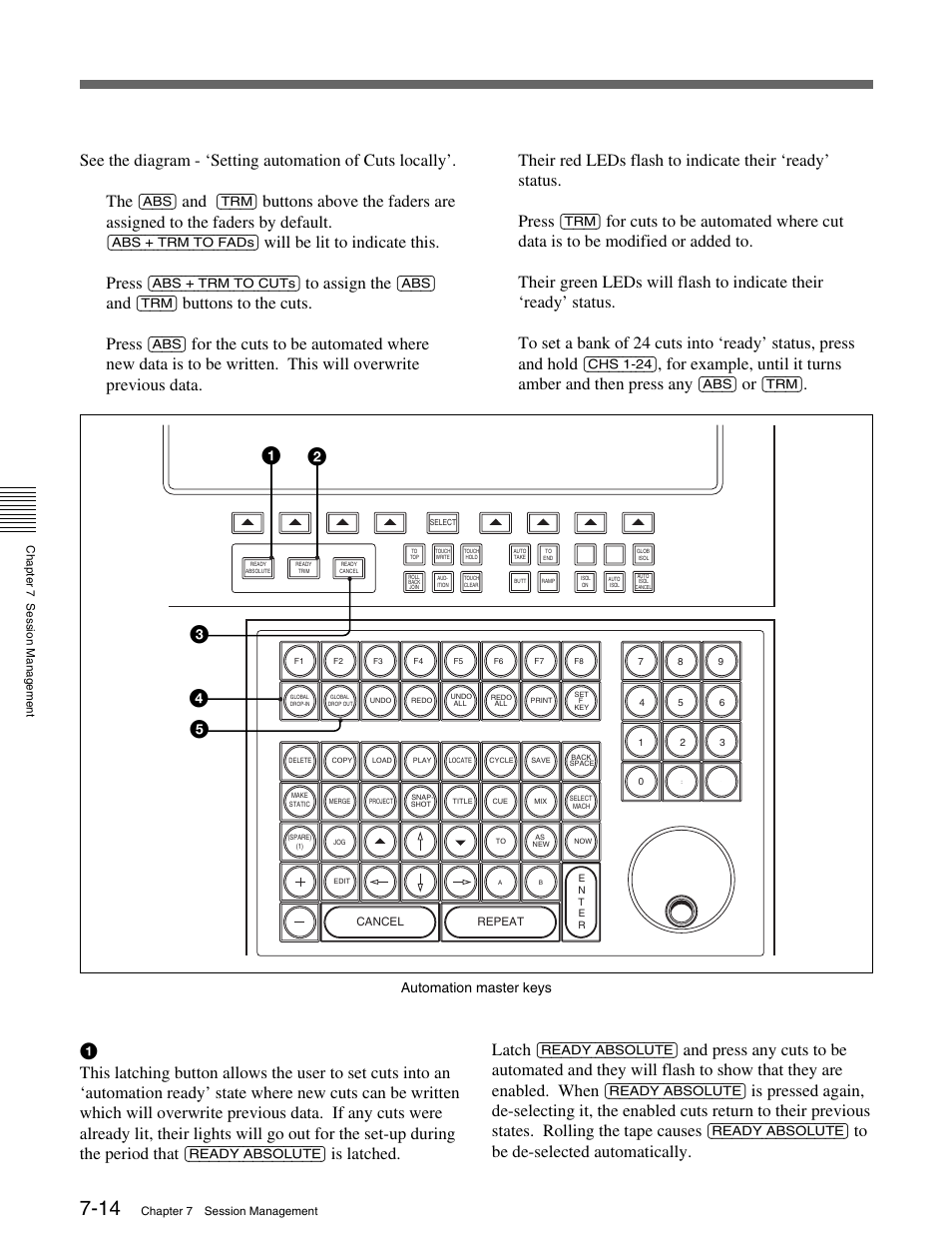 5 mixing overview, Automation master keys | Sony OXF-R3 User Manual | Page 274 / 396