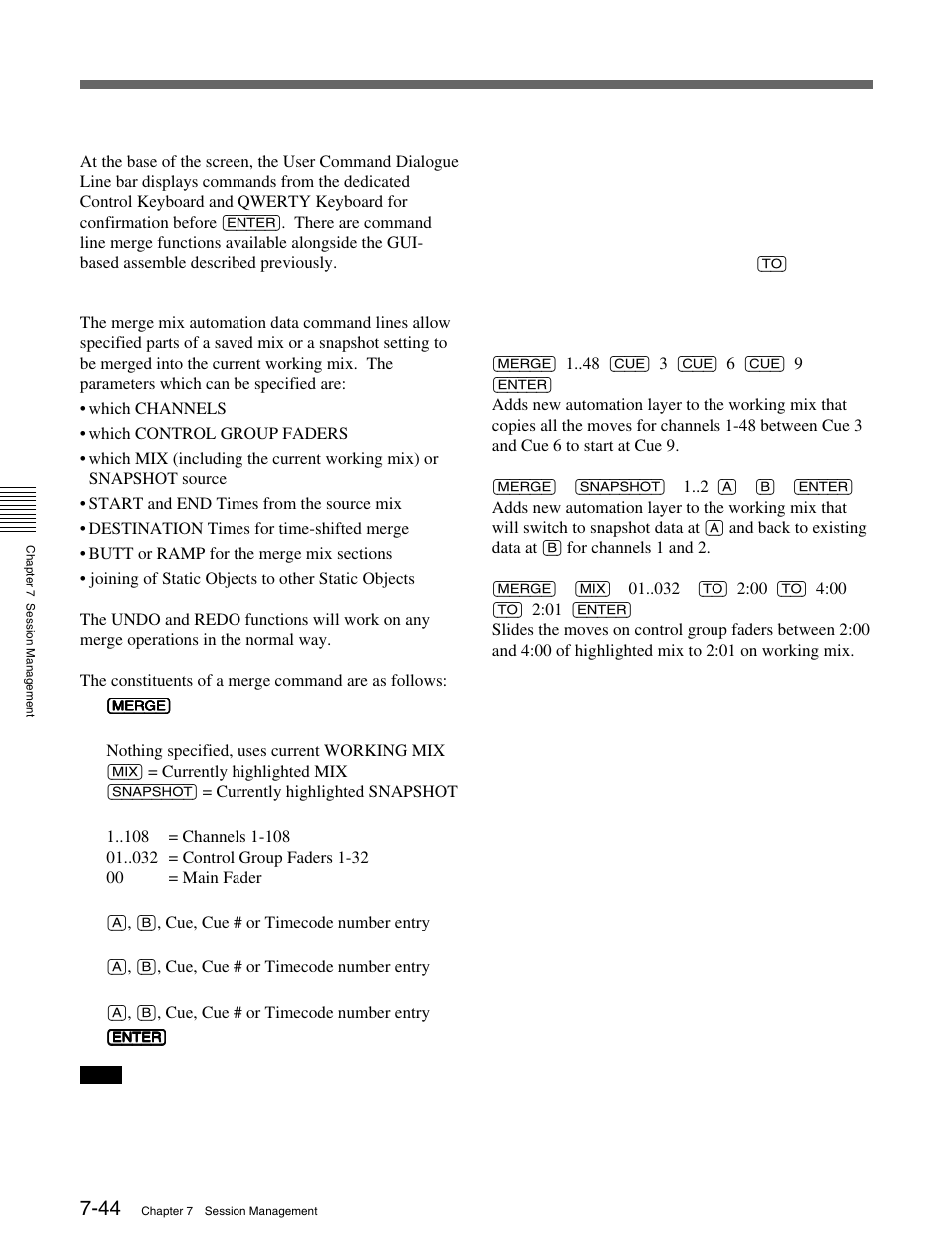 6 the session management™ screen pages | Sony OXF-R3 User Manual | Page 304 / 396