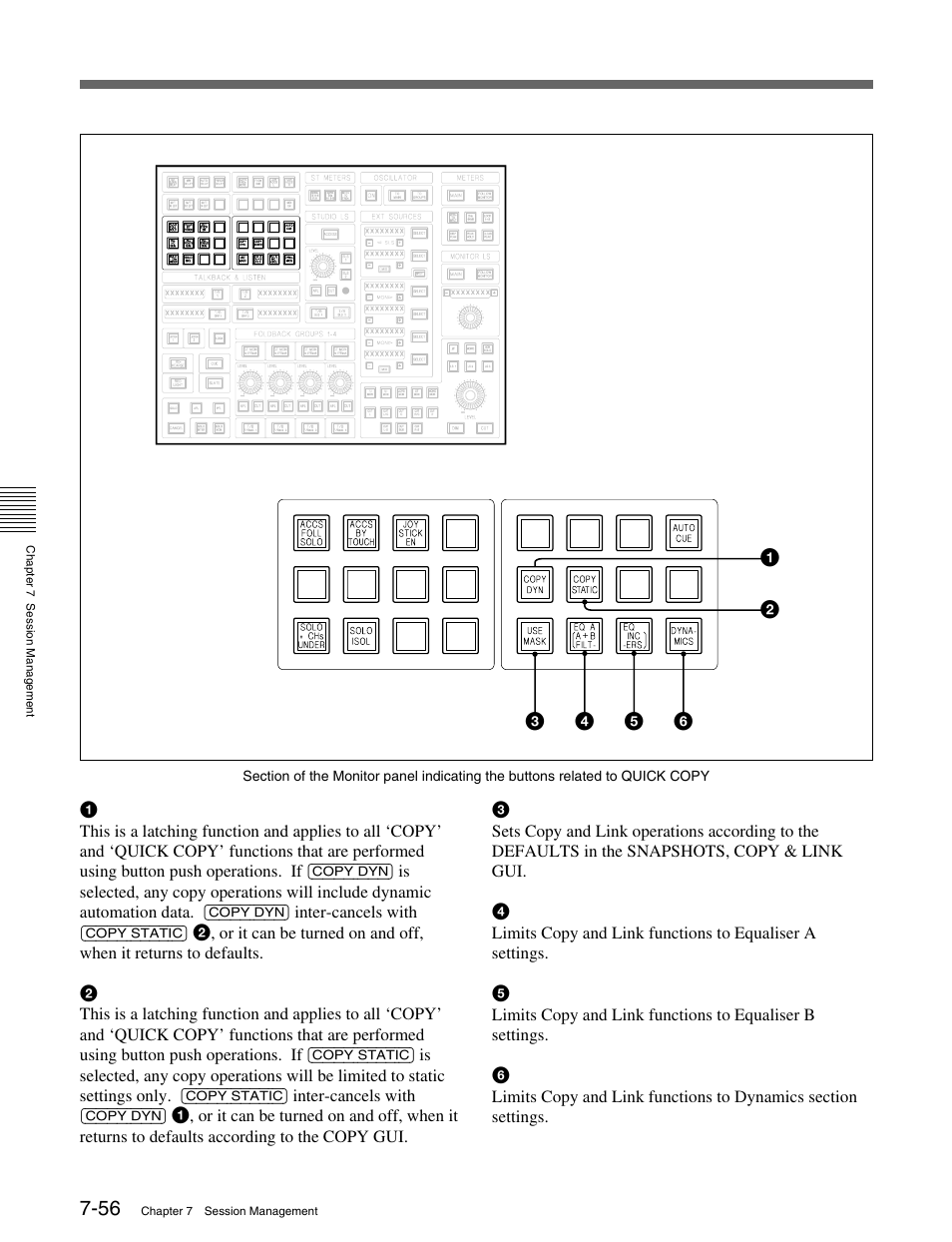 6 the session management™ screen pages | Sony OXF-R3 User Manual | Page 316 / 396