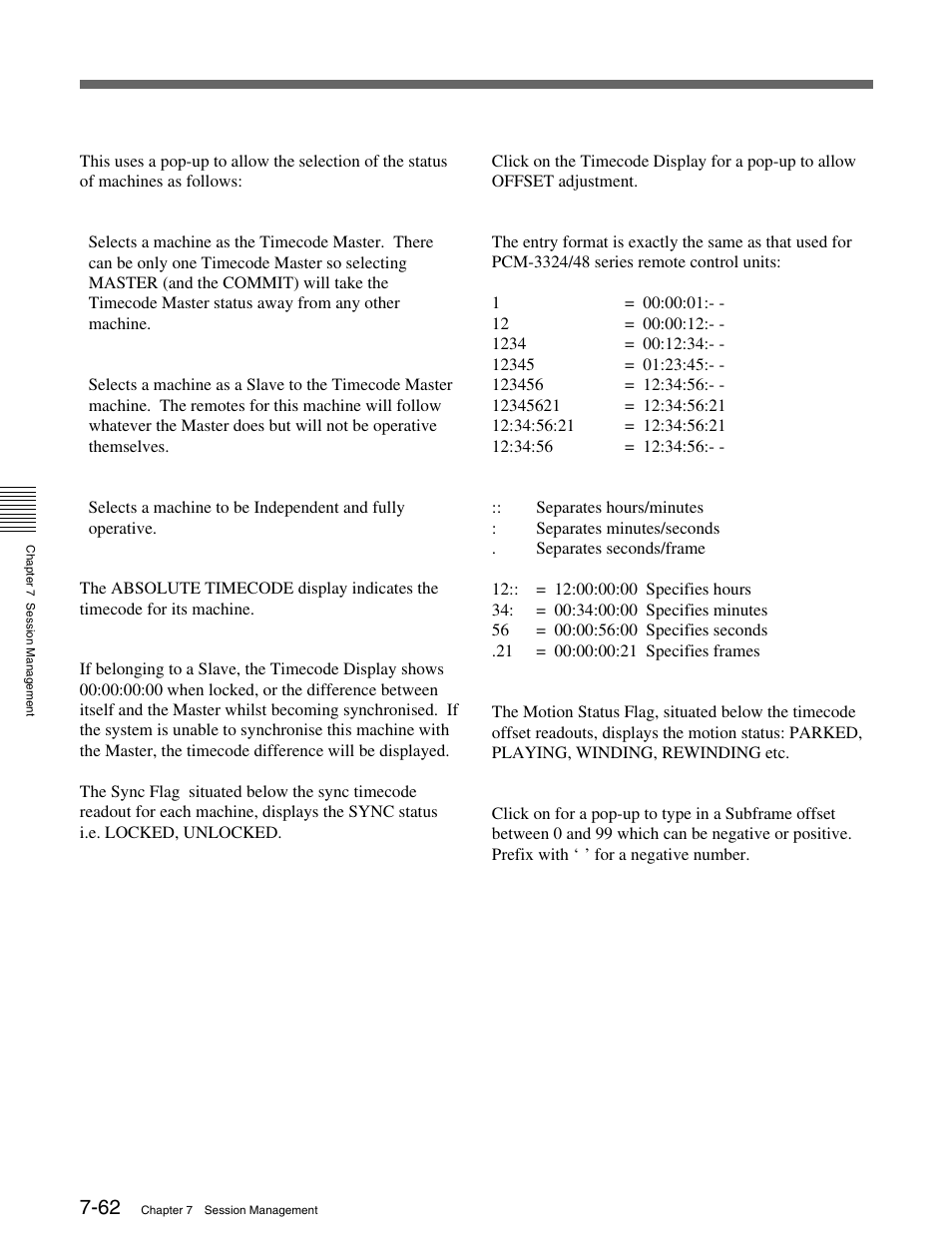 6 the session management™ screen pages | Sony OXF-R3 User Manual | Page 322 / 396