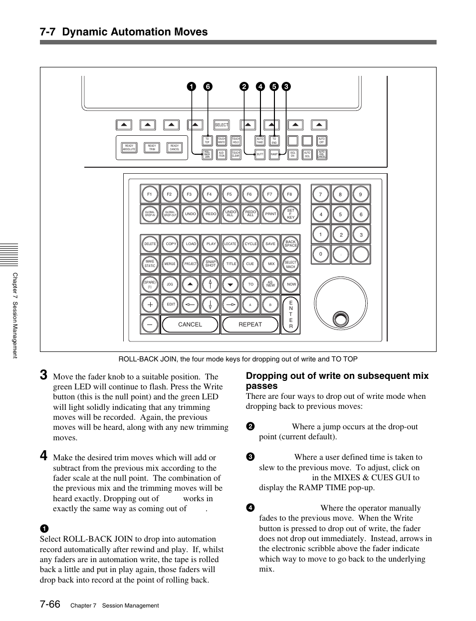 7 dynamic automation moves, Dropping out of write on subsequent mix passes | Sony OXF-R3 User Manual | Page 326 / 396