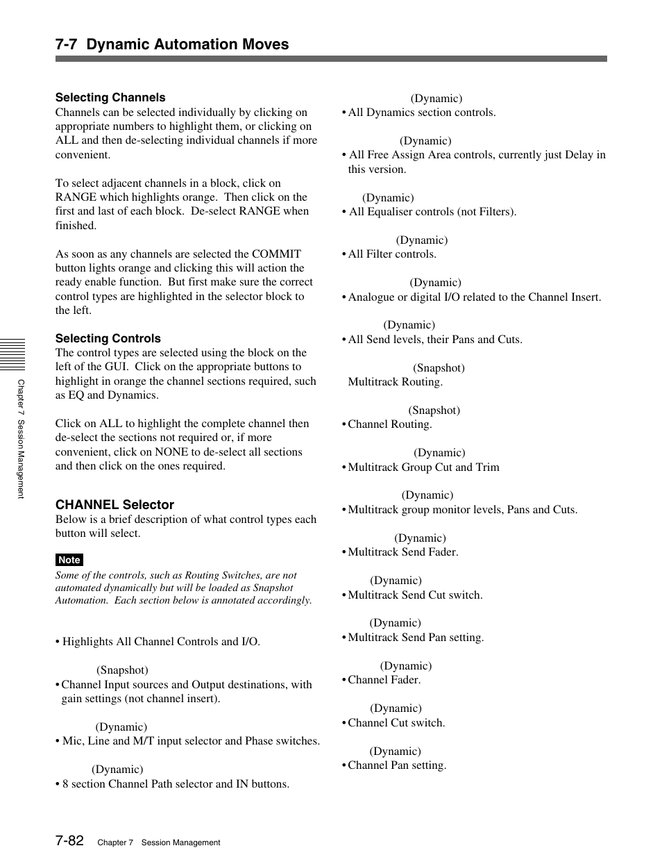7 dynamic automation moves | Sony OXF-R3 User Manual | Page 342 / 396
