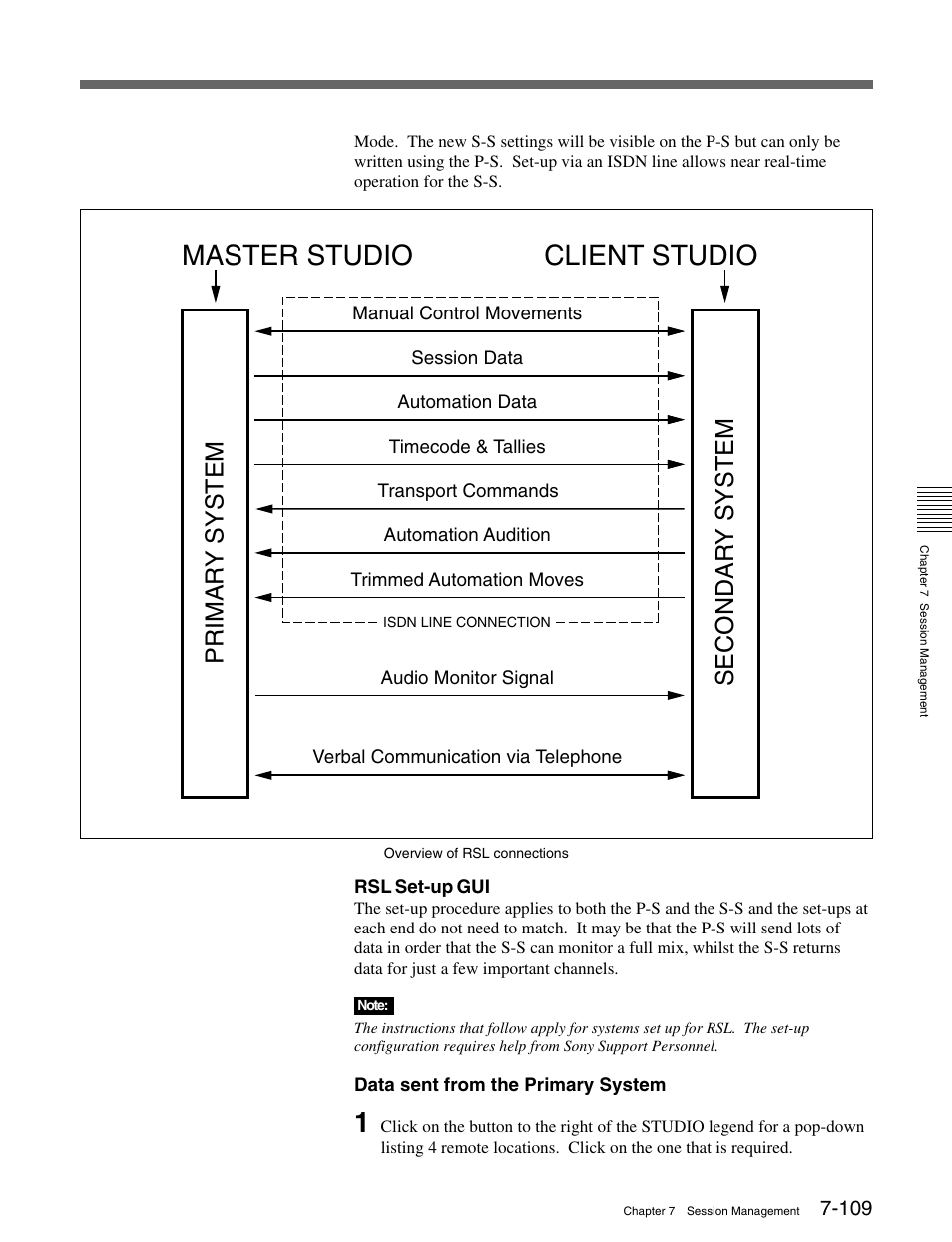 Master studio client studio, Primar y system secondar y system | Sony OXF-R3 User Manual | Page 369 / 396