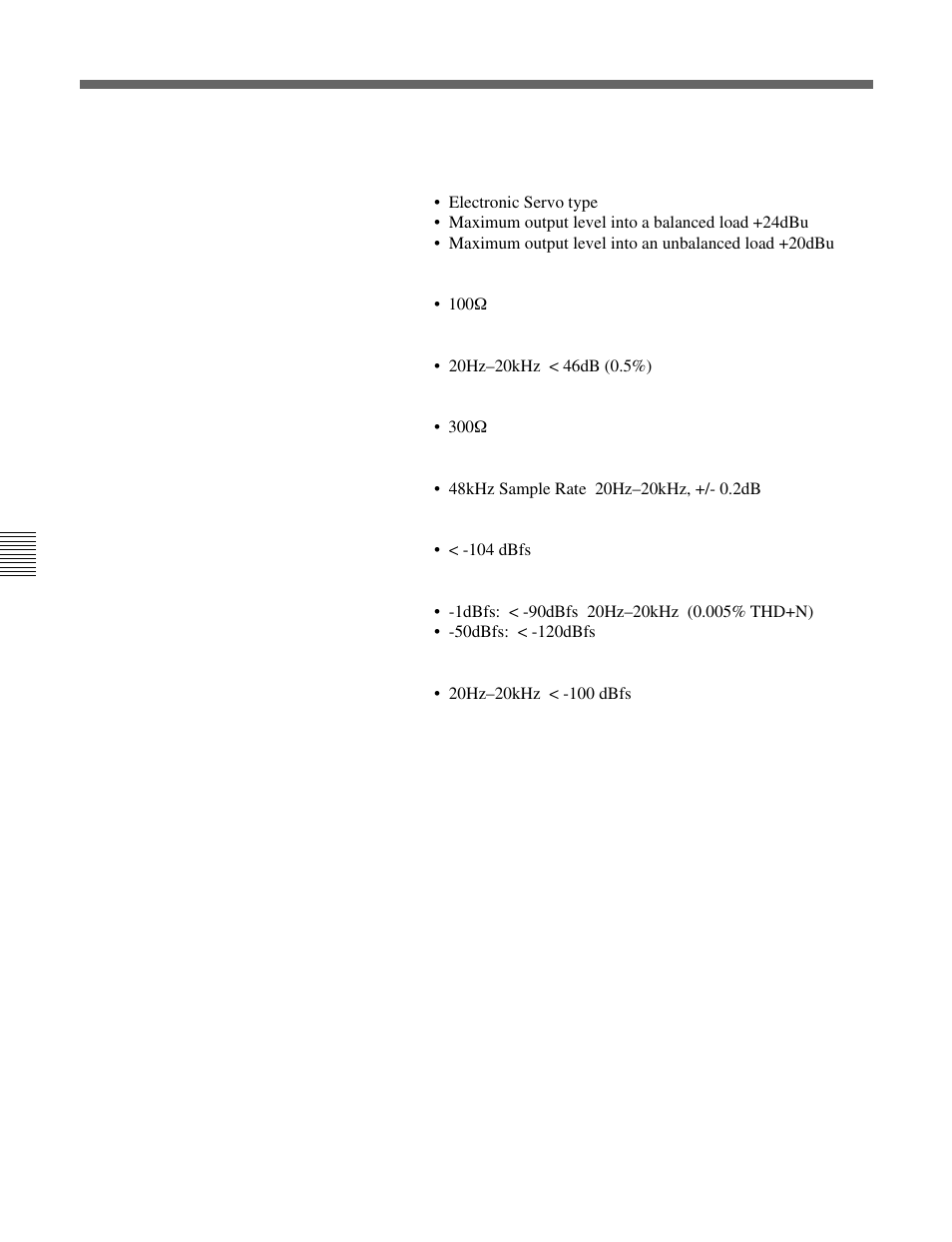 Specifications | Sony OXF-R3 User Manual | Page 382 / 396