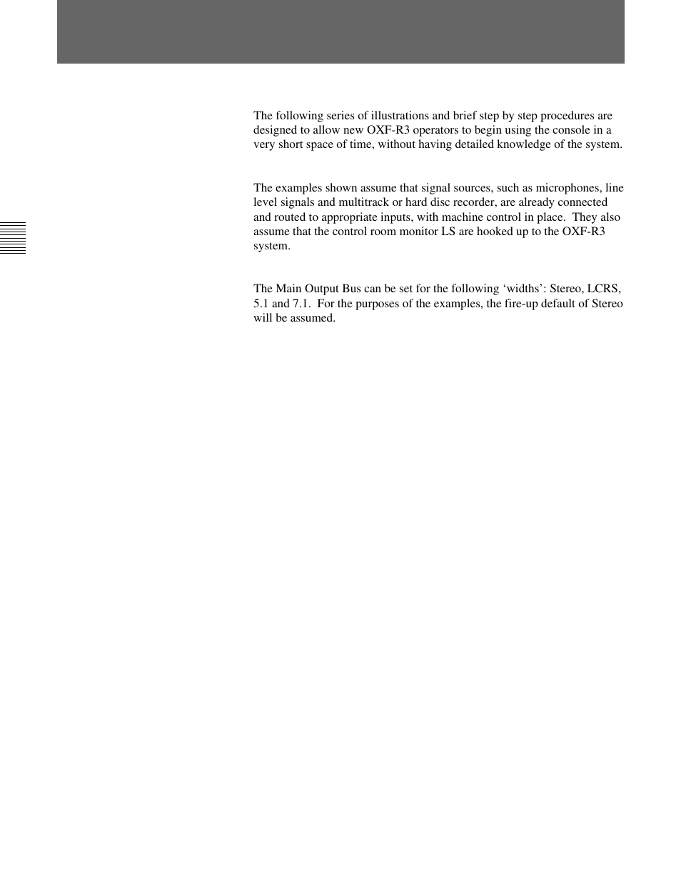 10 basic console operations | Sony OXF-R3 User Manual | Page 44 / 396