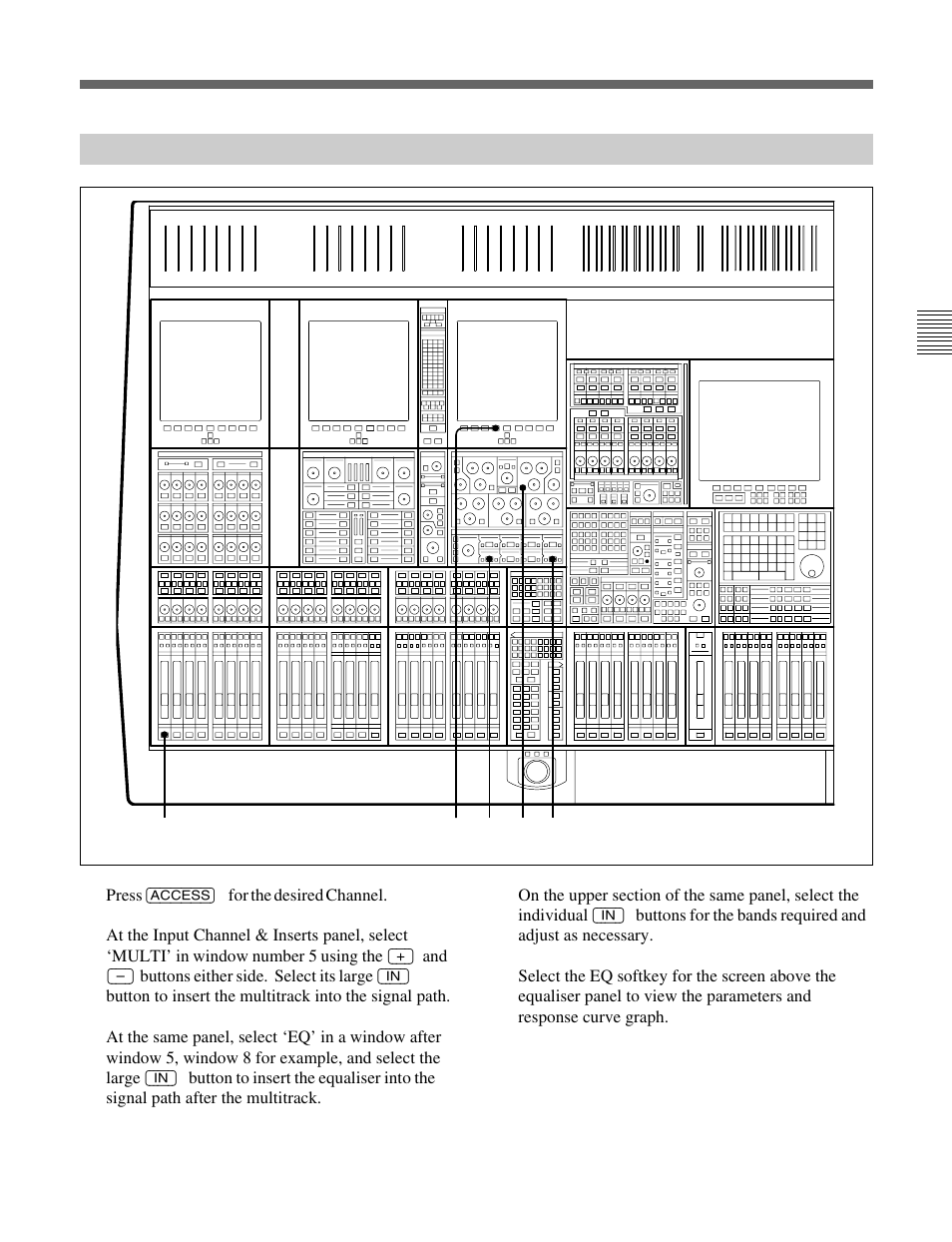 10-7 to equalise monitor signal post multitrack | Sony OXF-R3 User Manual | Page 51 / 396
