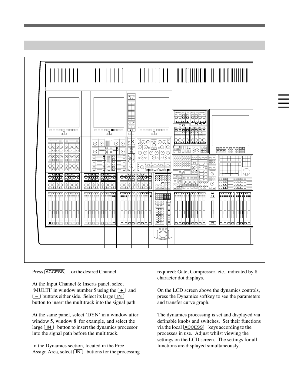 10-9 to insert dynamics post multitrack return | Sony OXF-R3 User Manual | Page 53 / 396