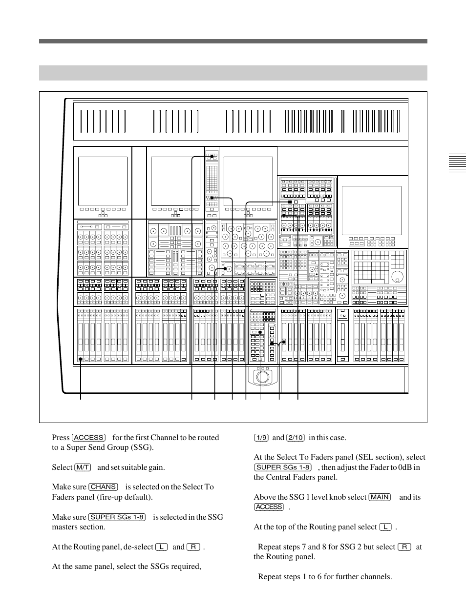 10-11 to set up super send groups from multitrack | Sony OXF-R3 User Manual | Page 55 / 396