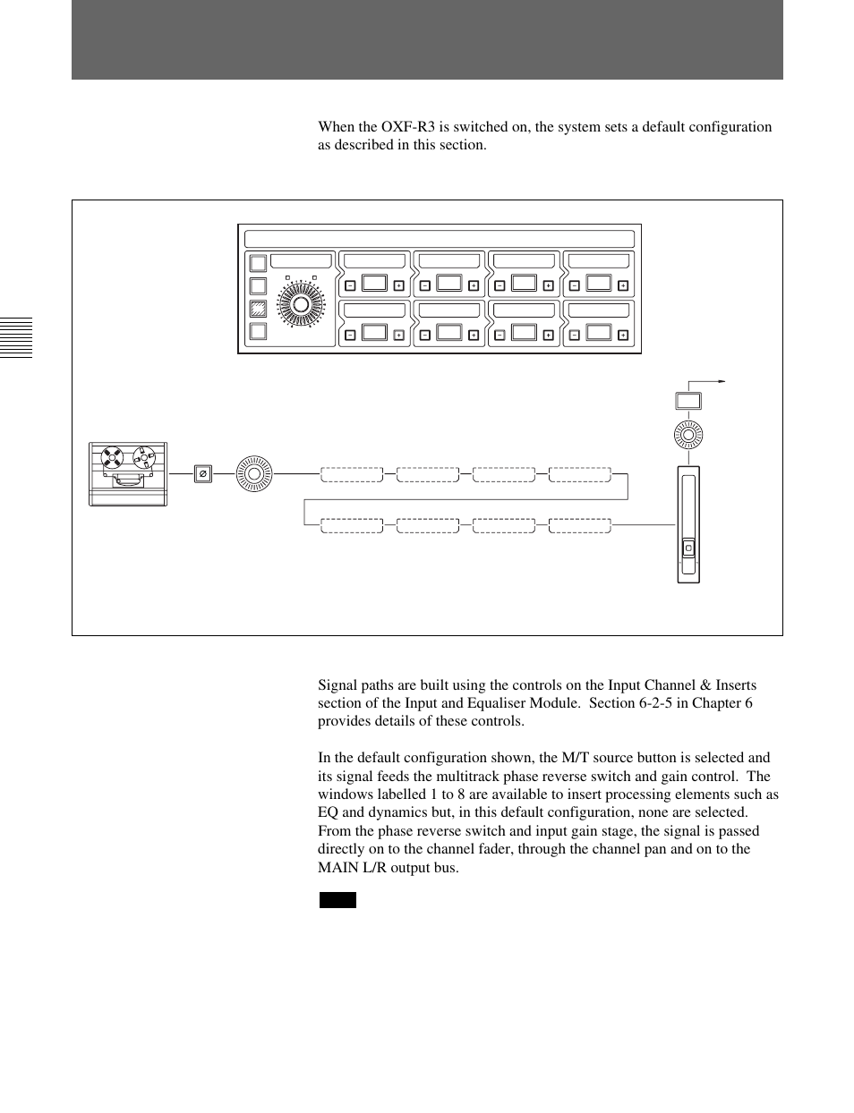 1 the basic (default) signal path | Sony OXF-R3 User Manual | Page 62 / 396