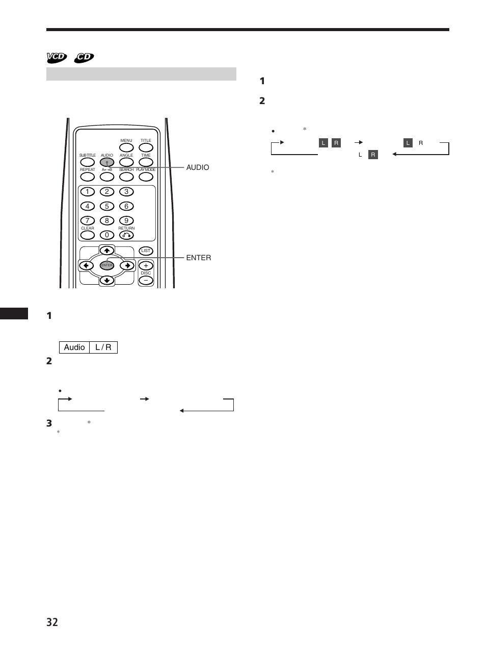 Audio l / r | Sony DVX-100 User Manual | Page 136 / 160