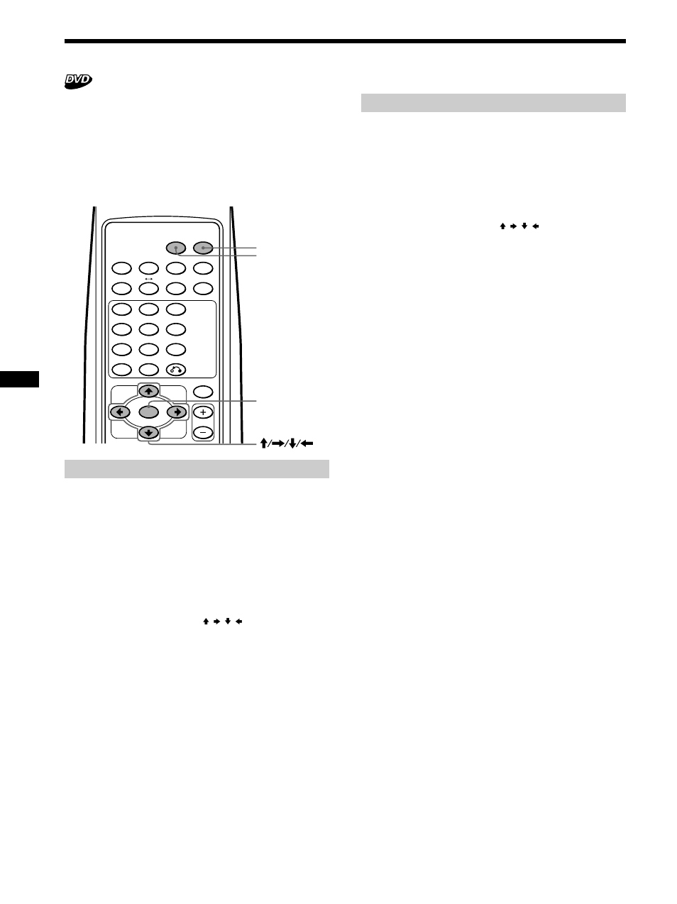 Using the menus for dvd, Using a title menu, Using a dvd menu | Sony DVX-100 User Manual | Page 30 / 160