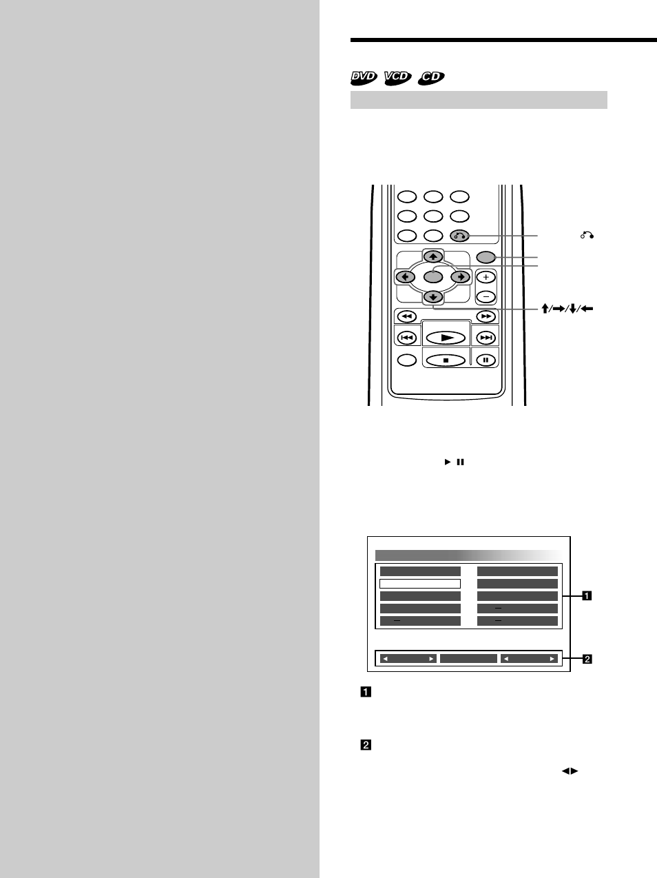 Funciones adicionales, Uso de una lista de discos | Sony DVX-100 User Manual | Page 78 / 160