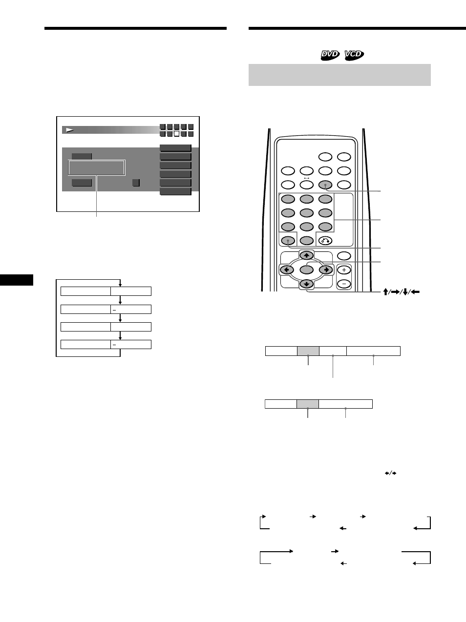 Búsqueda a partir de elementos, Audio cd, Visualización de un tiempo de reproducción | Sony DVX-100 User Manual | Page 80 / 160