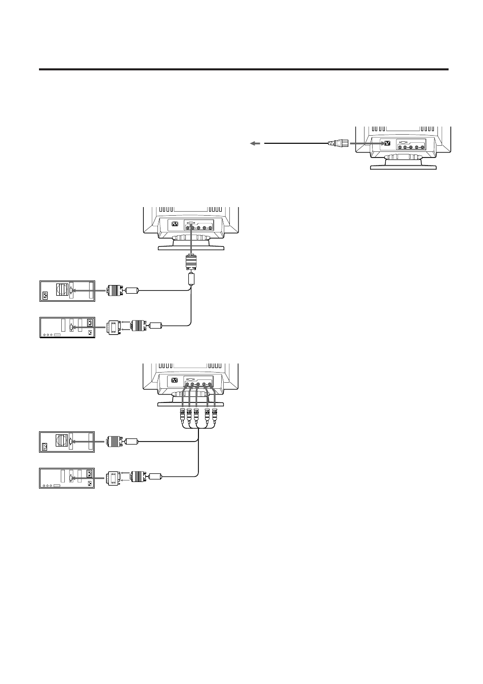 Préparation | Sony GDM-17SE2T5 User Manual | Page 16 / 63