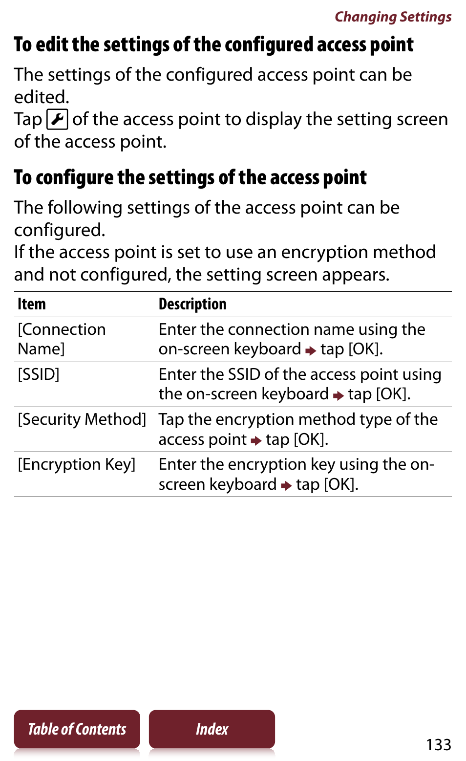 T settings, Ethod | Sony READER DAILY EDITION PRS-950 User Manual | Page 133 / 175