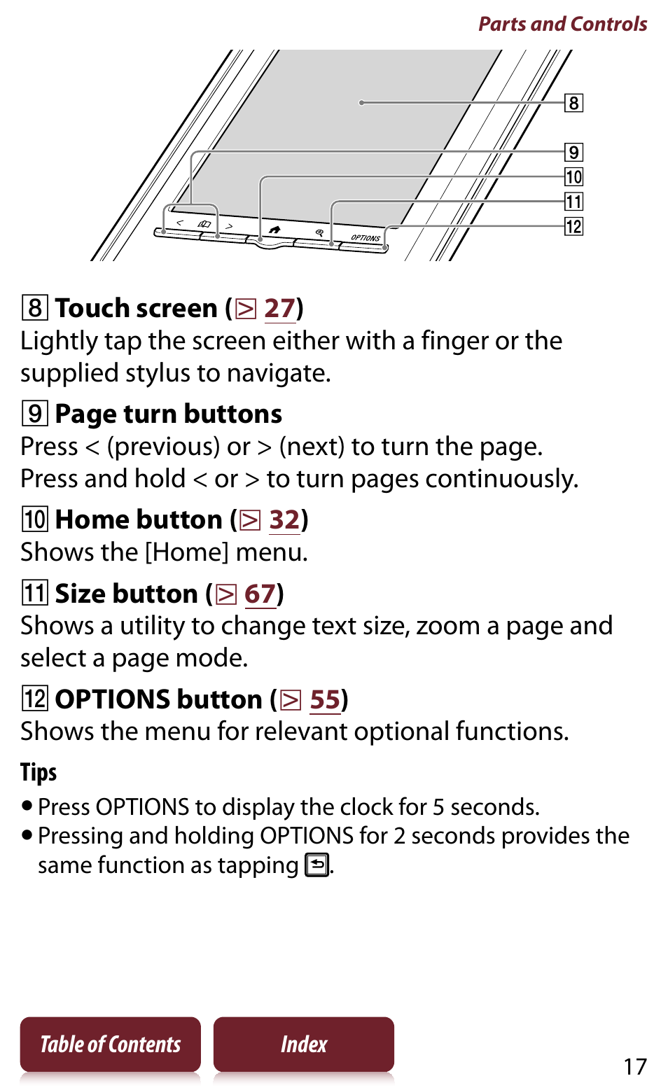 Sony READER DAILY EDITION PRS-950 User Manual | Page 17 / 175