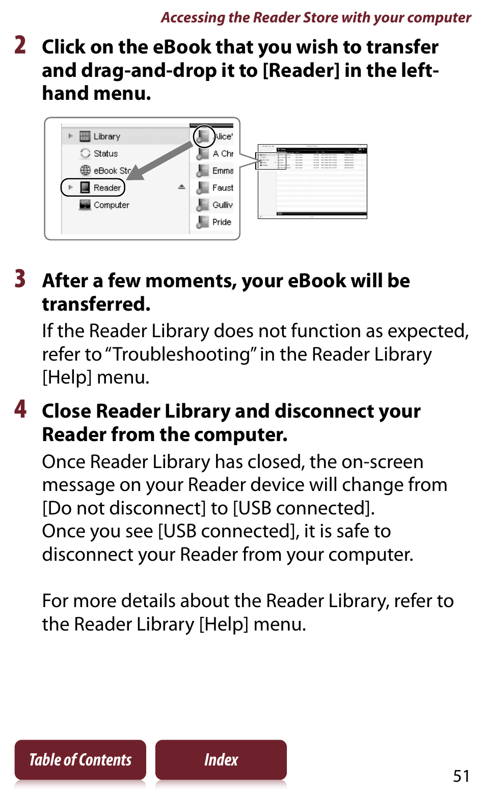 Sony READER DAILY EDITION PRS-950 User Manual | Page 51 / 175