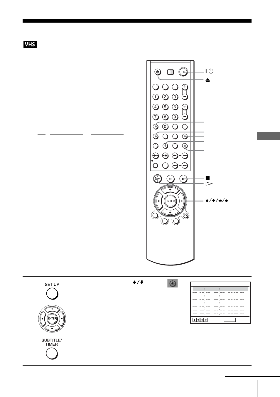 Recording tv programs using the timer | Sony SLV-D550P User Manual | Page 48 / 129