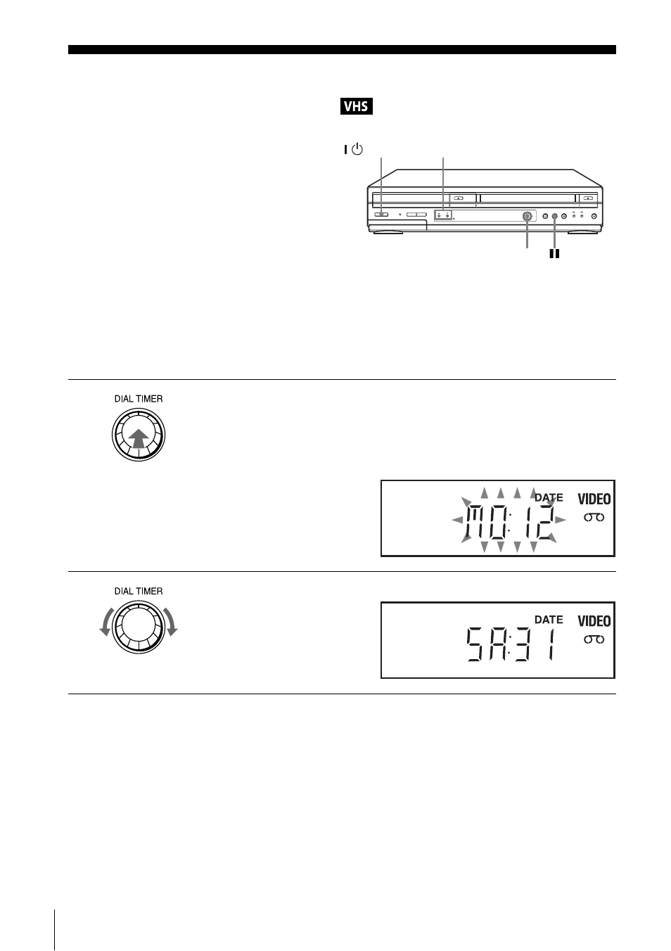 Recording tv programs using the dial timer, Slv-d550p only) | Sony SLV-D550P User Manual | Page 51 / 129