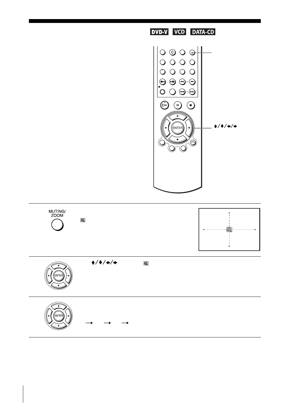 Zooming into a scene | Sony SLV-D550P User Manual | Page 79 / 129